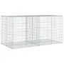 Cesta de gaviones con cubierta hierro galvanizado 200x100x100cm de , Maceteros y jardineras - Ref: Foro24-3295192, Precio: 13...