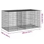 Cesta de gaviones con cubierta hierro galvanizado 200x100x100cm de , Maceteros y jardineras - Ref: Foro24-3295192, Precio: 13...