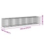 Gabion basket with galvanized iron cover 550x100x100cm by , Pots and planters - Ref: Foro24-3295199, Price: 311,31 €, Discoun...