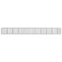 Gabion basket and galvanized iron cover 1050x100x100 cm by , Pots and planters - Ref: Foro24-3295209, Price: 590,55 €, Discou...