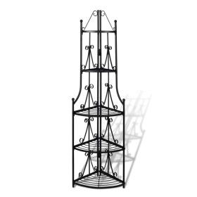 Black Corner Plant Shelf by vidaXL, Pot stands - Ref: Foro24-40782, Price: 76,08 €, Discount: %