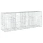 Gabion basket with galvanized iron cover 400x100x150cm by , Pots and planters - Ref: Foro24-3295216, Price: 284,37 €, Discoun...