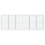 Gabion basket with galvanized iron cover 600x100x200cm by , Pots and planters - Ref: Foro24-3295235, Price: 529,68 €, Discoun...