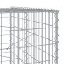 Gabion basket with galvanized iron cover 700x100x200cm by , Pots and planters - Ref: Foro24-3295237, Price: 607,34 €, Discoun...
