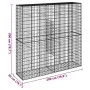 Cesta de gaviones con cubierta hierro galvanizado 200x50x200 cm de , Maceteros y jardineras - Ref: Foro24-3295167, Precio: 14...