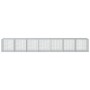 Gabion basket with galvanized iron cover 700x100x100cm by , Pots and planters - Ref: Foro24-3295202, Price: 418,90 €, Discoun...