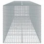 Gabion basket with galvanized iron cover 700x100x100cm by , Pots and planters - Ref: Foro24-3295202, Price: 426,04 €, Discoun...