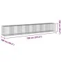 Gabion basket with galvanized iron cover 700x100x100cm by , Pots and planters - Ref: Foro24-3295202, Price: 426,04 €, Discoun...