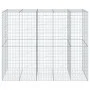 Gabion basket with galvanized iron cover 250x100x200cm by , Pots and planters - Ref: Foro24-3295228, Price: 246,96 €, Discoun...