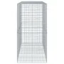 Gabion basket with galvanized iron cover 250x100x200cm by , Pots and planters - Ref: Foro24-3295228, Price: 246,96 €, Discoun...