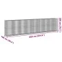 Gabion basket with galvanized iron cover 850x100x200cm by , Pots and planters - Ref: Foro24-3295240, Price: 792,26 €, Discoun...