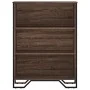 Engineered wood brown oak bookshelf 80x31x106 cm by , Bookcases and shelves - Ref: Foro24-848628, Price: 59,51 €, Discount: %