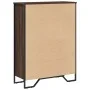 Engineered wood brown oak bookshelf 80x31x106 cm by , Bookcases and shelves - Ref: Foro24-848628, Price: 59,51 €, Discount: %