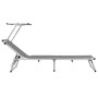 Folding sun loungers with canopy, 2 units, aluminum and gray textilene. by vidaXL, Loungers - Ref: Foro24-312460, Price: 188,...