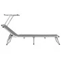Folding sun loungers with canopy, 2 units, aluminum and gray textilene. by vidaXL, Loungers - Ref: Foro24-312460, Price: 185,...