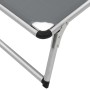 Tumbonas plegables con techo 2 uds aluminio y textilene gris de vidaXL, Tumbonas - Ref: Foro24-312460, Precio: 188,66 €, Desc...