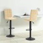 Kitchen stools 2 units cream velvet by , Kitchen stools - Ref: Foro24-335762, Price: 133,23 €, Discount: %