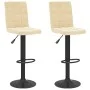 Kitchen stools 2 units cream velvet by , Kitchen stools - Ref: Foro24-335762, Price: 130,92 €, Discount: %