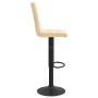 Küchenhocker 2 Stück in cremefarbenem Samtstoff von , Küchenhocker - Ref: Foro24-335762, Preis: 133,23 €, Rabatt: %
