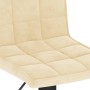 Küchenhocker 2 Stück in cremefarbenem Samtstoff von , Küchenhocker - Ref: Foro24-335762, Preis: 133,23 €, Rabatt: %