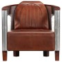 Echter brauner Ledersessel für Piloten von , Sessel - Ref: Foro24-247796, Preis: 533,37 €, Rabatt: %
