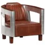 Echter brauner Ledersessel für Piloten von , Sessel - Ref: Foro24-247796, Preis: 524,76 €, Rabatt: %