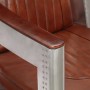Echter brauner Ledersessel für Piloten von , Sessel - Ref: Foro24-247796, Preis: 533,37 €, Rabatt: %