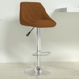 Brauner Samthocker für die Küche von , Küchenhocker - Ref: Foro24-335292, Preis: 92,30 €, Rabatt: %