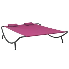 Outdoor-Liege aus rosafarbenem Stoff von vidaXL, Betten im Freien - Ref: Foro24-313532, Preis: 108,16 €, Rabatt: %