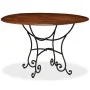Mesa de comedor madera maciza de acacia acabado miel 120x76 cm de , Mesas de cocina y de comedor - Ref: Foro24-245642, Precio...