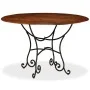Mesa de comedor madera maciza de acacia acabado miel 120x76 cm de , Mesas de cocina y de comedor - Ref: Foro24-245642, Precio...
