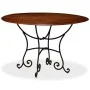 Solid acacia wood dining table with honey finish 120x76 cm by , Kitchen and dining tables - Ref: Foro24-245642, Price: 327,32...