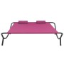 Tumbona de exterior de tela rosa de vidaXL, Camas para exteriores - Ref: Foro24-313532, Precio: 109,00 €, Descuento: %