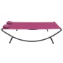 Tumbona de exterior de tela rosa de vidaXL, Camas para exteriores - Ref: Foro24-313532, Precio: 109,00 €, Descuento: %