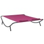 Tumbona de exterior de tela rosa de vidaXL, Camas para exteriores - Ref: Foro24-313532, Precio: 109,00 €, Descuento: %