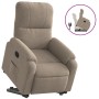 Reclining and elevating armchair in gray taupe microfiber fabric by , Armchairs - Ref: Foro24-3204929, Price: 306,90 €, Disco...