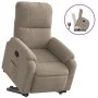 Verstellbarer Aufstehsessel aus grauem Taupe-Mikrofasergewebe. von , Sessel - Ref: Foro24-3204929, Preis: 328,65 €, Rabatt: %