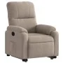 Verstellbarer Aufstehsessel aus grauem Taupe-Mikrofasergewebe. von , Sessel - Ref: Foro24-3204929, Preis: 328,65 €, Rabatt: %