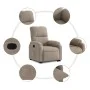 Verstellbarer Aufstehsessel aus grauem Taupe-Mikrofasergewebe. von , Sessel - Ref: Foro24-3204929, Preis: 328,65 €, Rabatt: %