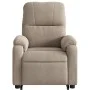 Verstellbarer Aufstehsessel aus grauem Taupe-Mikrofasergewebe. von , Sessel - Ref: Foro24-3204929, Preis: 328,65 €, Rabatt: %