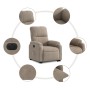 Electric reclining and lift armchair in gray taupe microfiber fabric. by , Armchairs - Ref: Foro24-3204943, Price: 348,04 €, ...