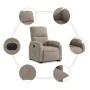 Electric reclining and lift armchair in gray taupe microfiber fabric. by , Armchairs - Ref: Foro24-3204943, Price: 377,77 €, ...