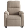 Electric reclining and lift armchair in gray taupe microfiber fabric. by , Armchairs - Ref: Foro24-3204943, Price: 348,04 €, ...