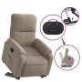 Electric reclining and lift armchair in gray taupe microfiber fabric. by , Armchairs - Ref: Foro24-3204943, Price: 377,77 €, ...