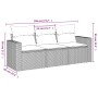 3-piece garden sofa set with gray synthetic rattan cushions by , Modular outdoor sofas - Ref: Foro24-3250999, Price: 225,69 €...