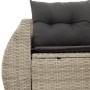 Garden sofa with light gray synthetic rattan cushions, 2 seats. by , Outdoor sofas - Ref: Foro24-366197, Price: 176,32 €, Dis...