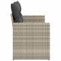 Sofá de jardín con cojines 2 plazas ratán sintético gris claro by , Outdoor sofas - Ref: Foro24-366195, Price: 179,32 €, Disc...