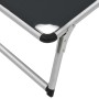 Tumbonas plegables con toldo 2 uds aluminio y textilene negro de vidaXL, Tumbonas - Ref: Foro24-312458, Precio: 189,87 €, Des...