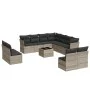 Set de sofás de jardín 12 pzas y cojines ratán sintético gris by , Garden sets - Ref: Foro24-3217832, Price: 788,90 €, Discou...