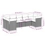Set de sofás de jardín 7 pzas con cojines ratán PE gris claro de , Conjuntos de jardín - Ref: Foro24-3218122, Precio: 520,63 ...